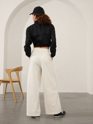 Pantalón Talle Alto con Bolsillos