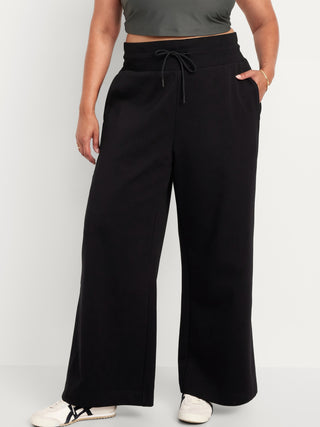 Pantalón Ancho con Cintura Elástica de Algodón