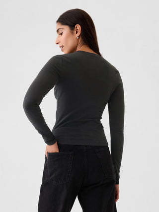Long Sleeve Cotton T-Shirt
