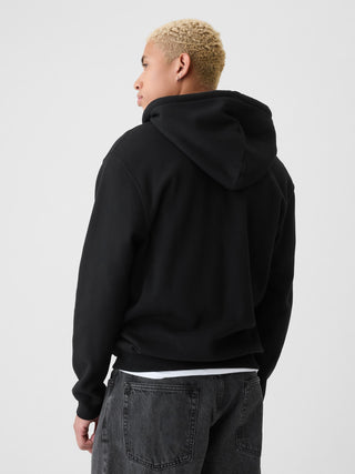 Sudadera con capucha y cremallera VintageSoft de corte relajado para adulto.