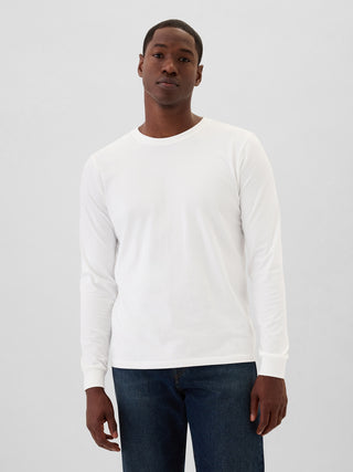 Camiseta Cuello Redondo de Algodón
