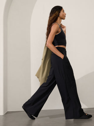 Pantalón Talle Alto con Bolsillos