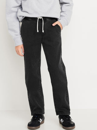 Straight Jeans with Elastic Waist, Boy