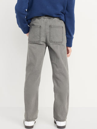 Jeans Rectos con Cintura Elástica, Niño