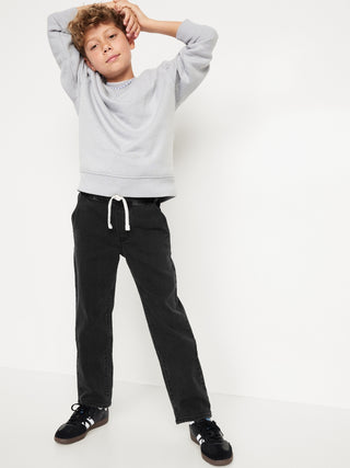 Straight Jeans with Elastic Waist, Boy