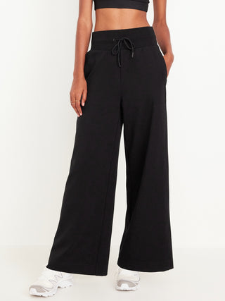 Pantalón Ancho con Cintura Elástica de Algodón