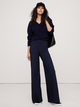 Pantalón Talle Alto con Bolsillos