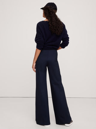 Pantalón Talle Alto con Bolsillos