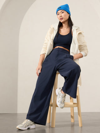 Pantalón Talle Alto con Bolsillos