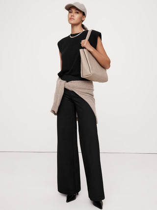 Pantalón Talle Alto con Bolsillos