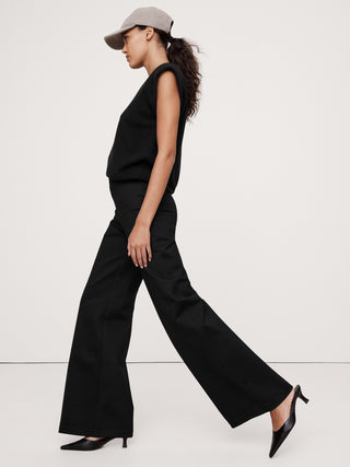 Pantalón Talle Alto con Bolsillos