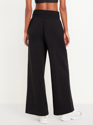 Pantalón Ancho con Cintura Elástica de Algodón