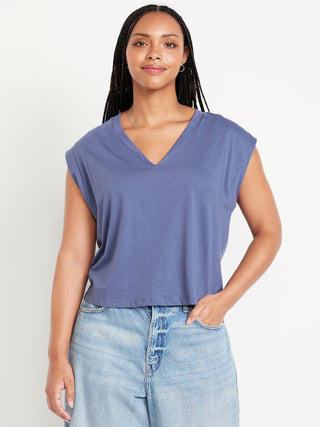 Camiseta sin Mangas de Algodón