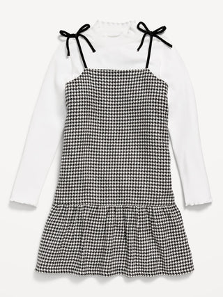 Set de 2 Piezas Vestido y Blusa, Niña