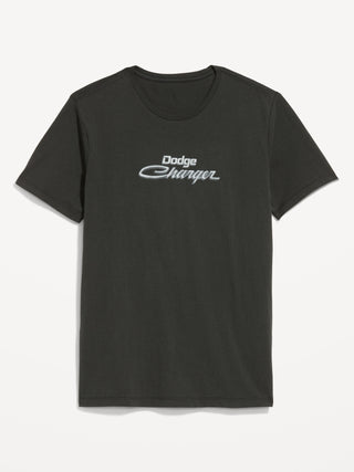 Camiseta Manga Corta con Gráfico Dodge Charger, Hombre