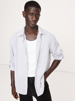 Camisa Manga Larga de Lino