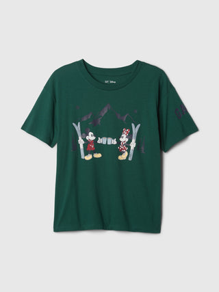 Camiseta Manga Corta con Gráfico Disney©