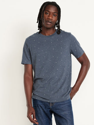 Camiseta Manga Corta con Cuello Redondo