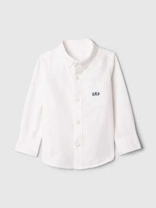 Camisa Manga Larga con Logo Delantero, Bebé