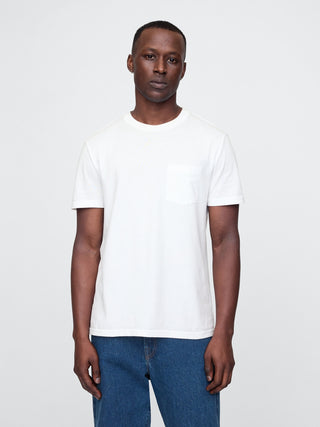 Camiseta Cuello Redondo de Algodón