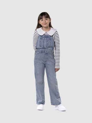 Enterizo Denim con Tirantes Ajustables, Niña