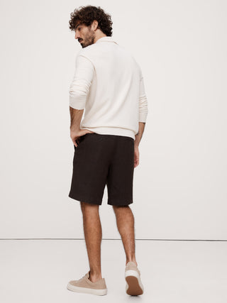 Short Talle Medio de Lino