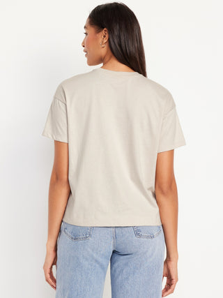 Camiseta Manga Corta de Algodón