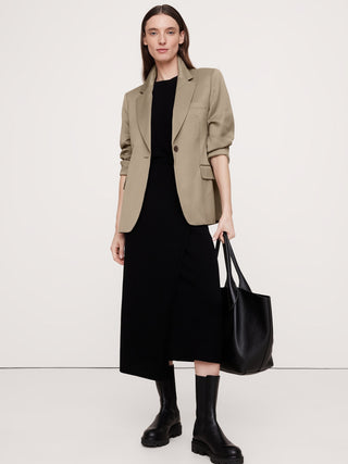 Blazer Ajustado con Bolsillos