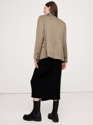 Blazer Ajustado con Bolsillos
