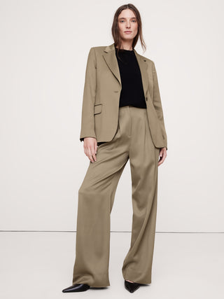 Blazer Ajustado con Bolsillos