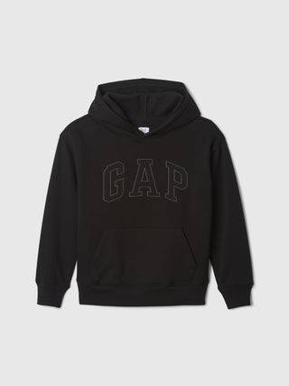 Sudadera con capucha holgada para niños con logo de Gap.