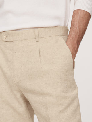 Pantalón Regular Fir con Bolsillos de Algodón