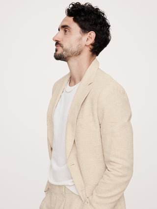 Blazer Regular Fit de Algodón