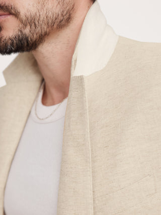 Blazer Regular Fit de Algodón