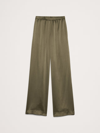 Pantalón Talle Alto de Seda