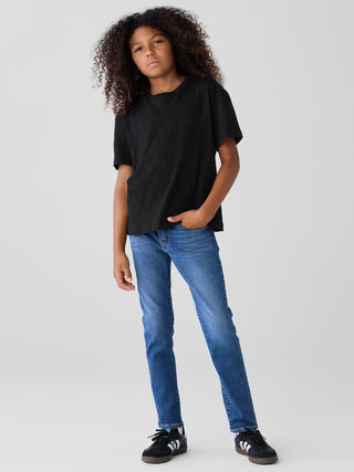 Jeans Skinny Talle Alto con Bolsillos, Niño