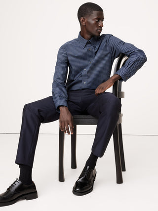 Camisa de Vestir Corte Slim Antiarrugas