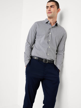 Camisa Manga Larga Slim Fit de Algodón