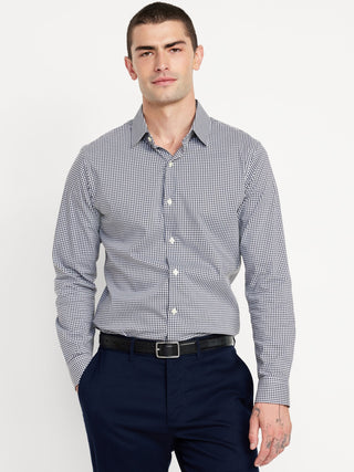 Camisa Manga Larga Slim Fit de Algodón