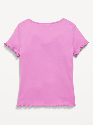 Camiseta Manga Corta de Algodón, Niña