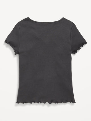 Camiseta Manga Corta de Algodón, Niña