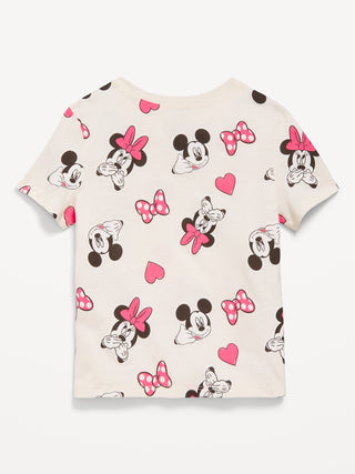 Camiseta Cuello Redondo Gráfica Minnie Mouse, Niña