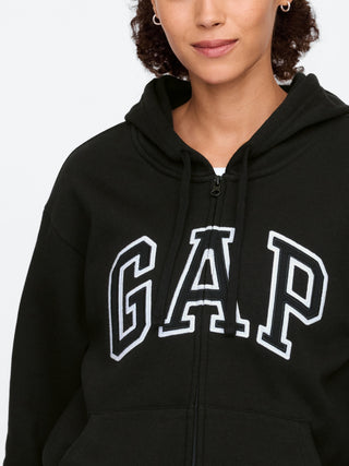 Sudadera con Logo y Bolsillos