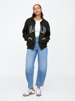 Sudadera con Logo y Bolsillos