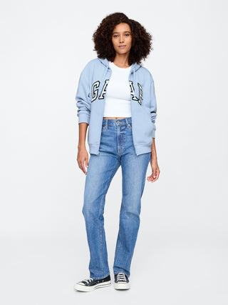 Sudadera con Logo y Bolsillos