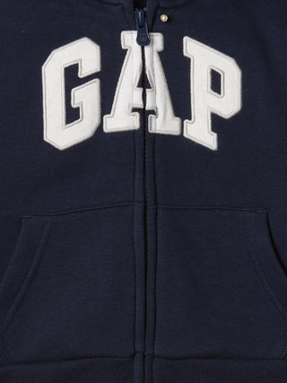 Baby Zipper Hoodie with Front Logo