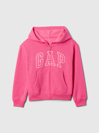 Sudadera con Capucha y Cremallera Logo, Niña