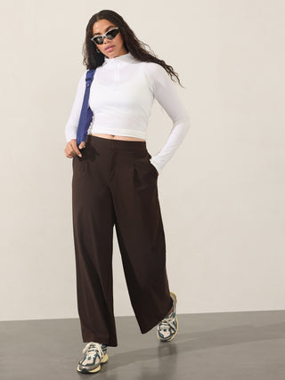 Pantalón Talle Alto con Bolsillos