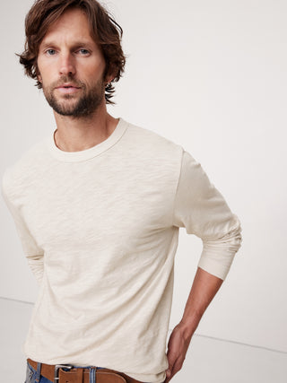 Camiseta Manga Larga Cuello Redondo