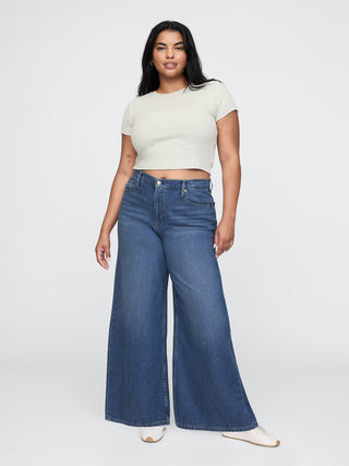 Jeans baggy UltraSoft de tiro medio.